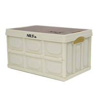 NILS Camp Opvouwbare Campingbox - 2-in-1 Tafelfunctie - Wit - Hoofdafbeelding