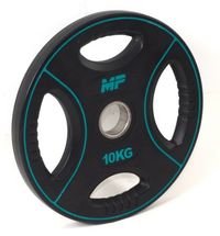 Muscle Power PU 4-Grip Halterschijf - 50 mm - 10 kg - Productafbeelding