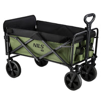 NILS Camp Opvouwbare Bolderkar - Groen - 150L - Hoofdafbeelding