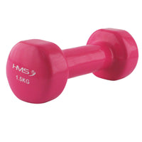 HMS Gietijzeren Dumbbell met Vinyl Coating - 1,5 kg - Hoofdafbeelding