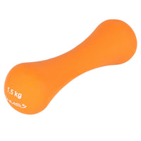 HMS Gietijzeren Dumbbell met Neopreen Coating - 1,5 kg - Hoofdafbeelding