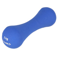 HMS Gietijzeren Dumbbell met Neopreen Coating - 2 kg - Hoofdafbeelding
