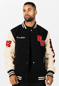 Gorilla Wear Saint Louis Varsity Jacket - Zwart - Hoofdafbeelding
