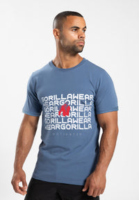 Gorilla Wear Bradley T-shirt - Coronet Blauw - Hoofdafbeelding