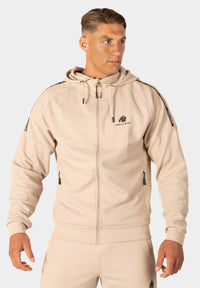 Gorilla Wear Harvey Trainingsjas - Beige - Hoofdafbeelding