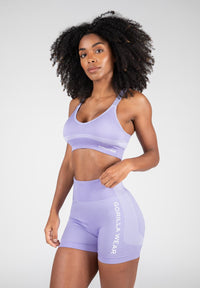 Gorilla Wear Selah Seamless Sportbeha - Lila - Hoofdafbeelding