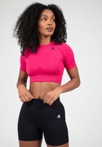 Gorilla Wear Whitney Seamless Crop Top - Roze - Hoofdafbeelding