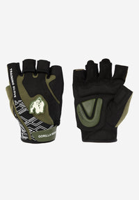Gorilla Wear Mitchell Training Handschoenen 2.0 - Zwart/Legergroen - Hoofdafbeelding