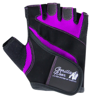 Gorilla Wear Womens Fitness Gloves - Fitness Handschoenen - Zwart/Paars - Hoofdafbeelding