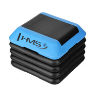 HMS Fitness Mini Aerobic Step - Zwart/Blauw - Hoofdafbeelding
