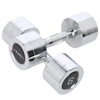 HMS Chroom Dumbbell Set - 2 x 6 kg - Hoofdafbeelding