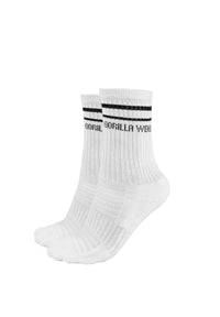 Gorilla Wear Crew Sokken 2-Pack - Wit - Hoofdafbeelding
