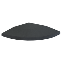 Flow Fitness Hoekprofiel Rubberen Tegel - 20 x 20 x 2 cm - Hoofdafbeelding