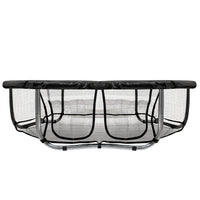 VirtuFit Trampolinerok met Opbergvak - Veiligheidsnet - 366 cm - Hoofdafbeelding