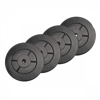 Iron Gym Halterschijven Set - 4 x 5 kg - 25 mm - Zwart - Hoofdafbeelding