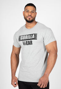 Gorilla Wear Murray T-shirt - Grijs Gemêleerd - Hoofdafbeelding