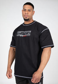 Gorilla Wear Saginaw Oversized T-shirt - Zwart - Hoofdafbeelding