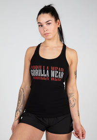 Gorilla Wear Verona Tank Top - Zwart - Hoofdafbeelding