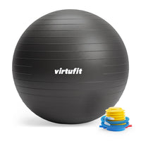 VirtuFit Anti-Burst Fitnessbal Pro - Gymbal - Swiss Ball - met Pomp - Zwart - 85 cm - Hoofdafbeelding