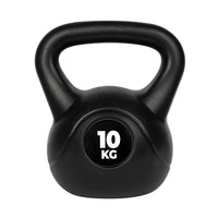 VirtuFit PVC Kettlebell - 10 kg - Zwart - Hoofdafbeelding