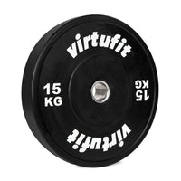 VirtuFit Bumper Plate - Olympische Halterschijf van Rubber - 50 mm - 15 kg - Hoofdafbeelding