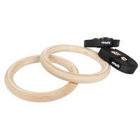 VirtuFit Houten Gym Ringen - Inclusief straps - Hoofdafbeelding
