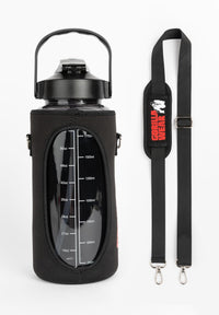 Gorilla Wear Waterfles met Sleeve - Zwart - 2 L - Hoofdafbeelding