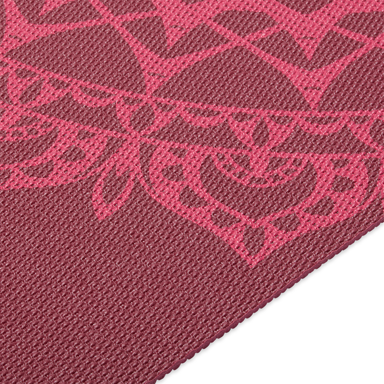 Gaiam Yogamat - Cherry Marrakesh - 5 mm - In gebruik