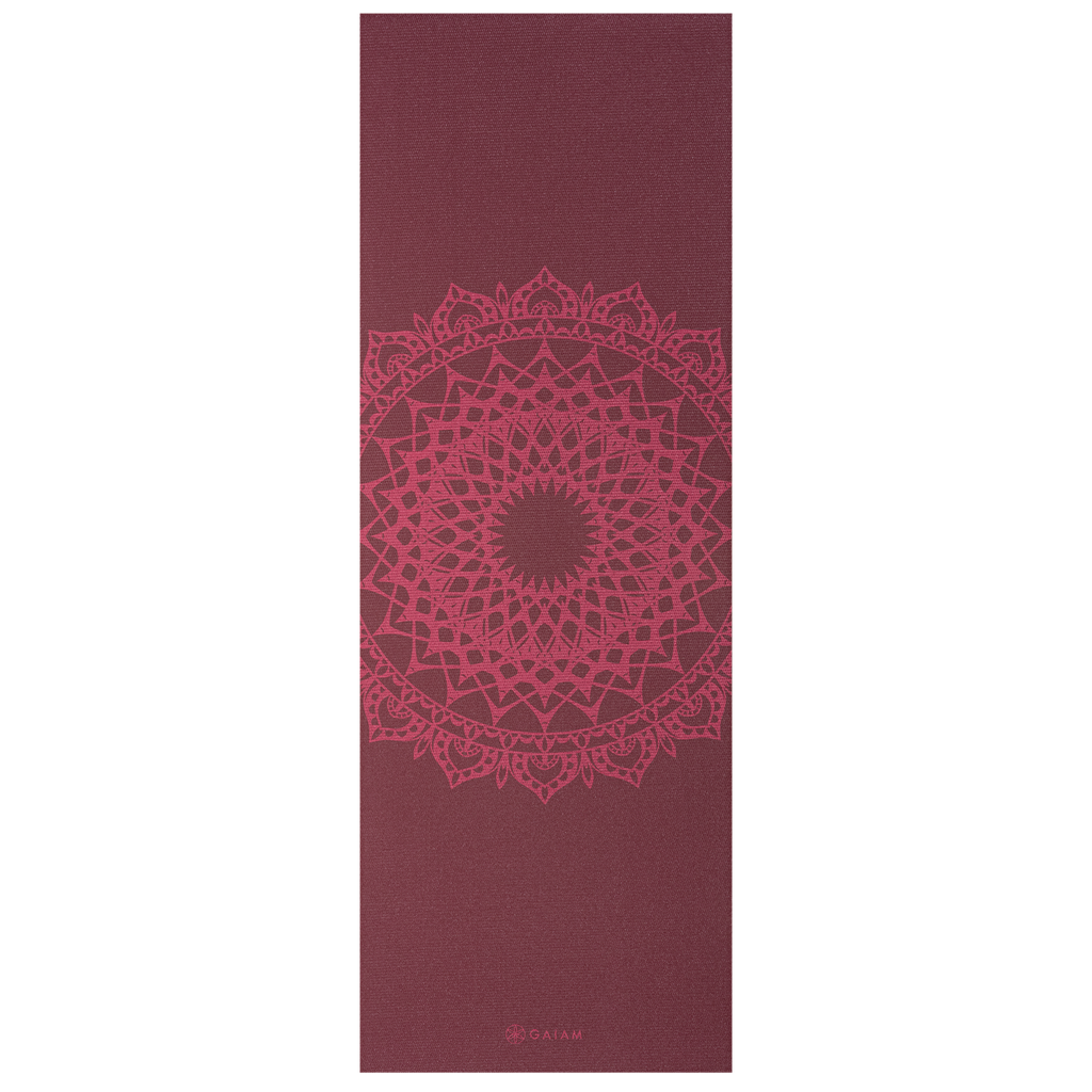 Gaiam Yogamat - Cherry Marrakesh - 5 mm - Aanzicht