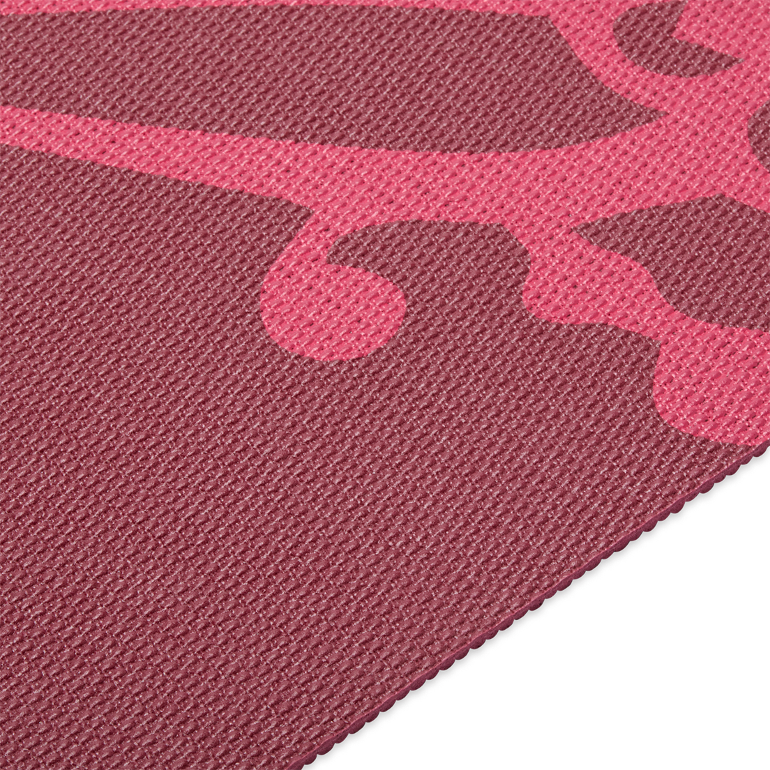 Gaiam Yogamat - Cherry Sundial Layers - 5 mm - In gebruik