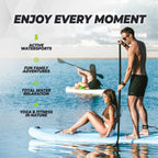 VirtuFit Supboard Cruiser 305 - Sand Beige - Met Kajak zitje, accessoires en draagtas - Aanzicht