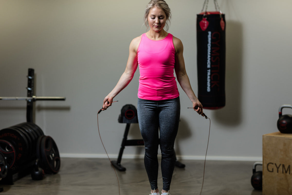 Gymstick Speed Rope Pro - met Online Trainingsvideo's - In gebruik
