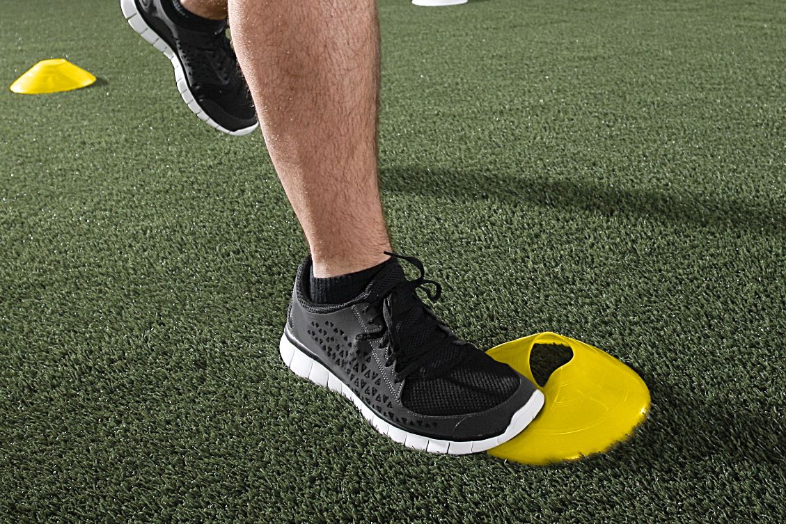 SKLZ Agility Cones - Pionnen - 5 cm - 20 Stuks - In gebruik