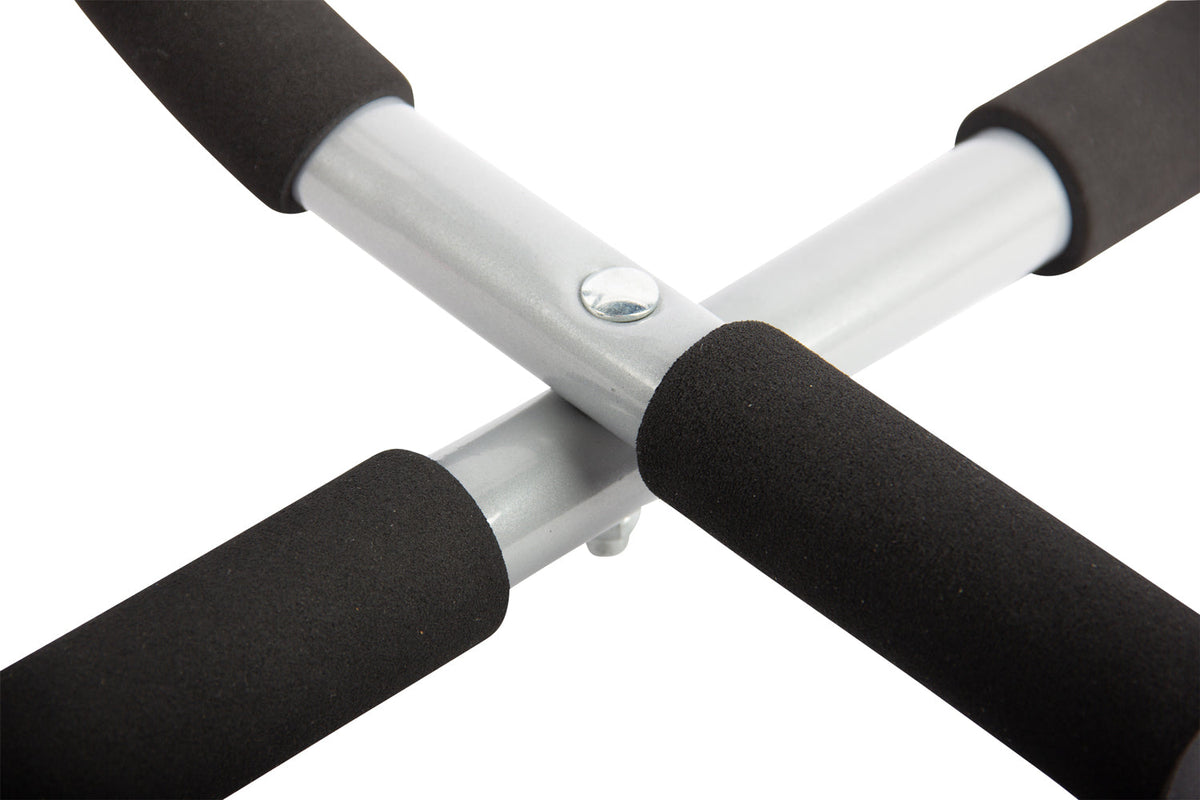 VirtuFit Multifunktionale Klimstange - Pull Up Bar - Grau/Schwarz - Zweite Chance