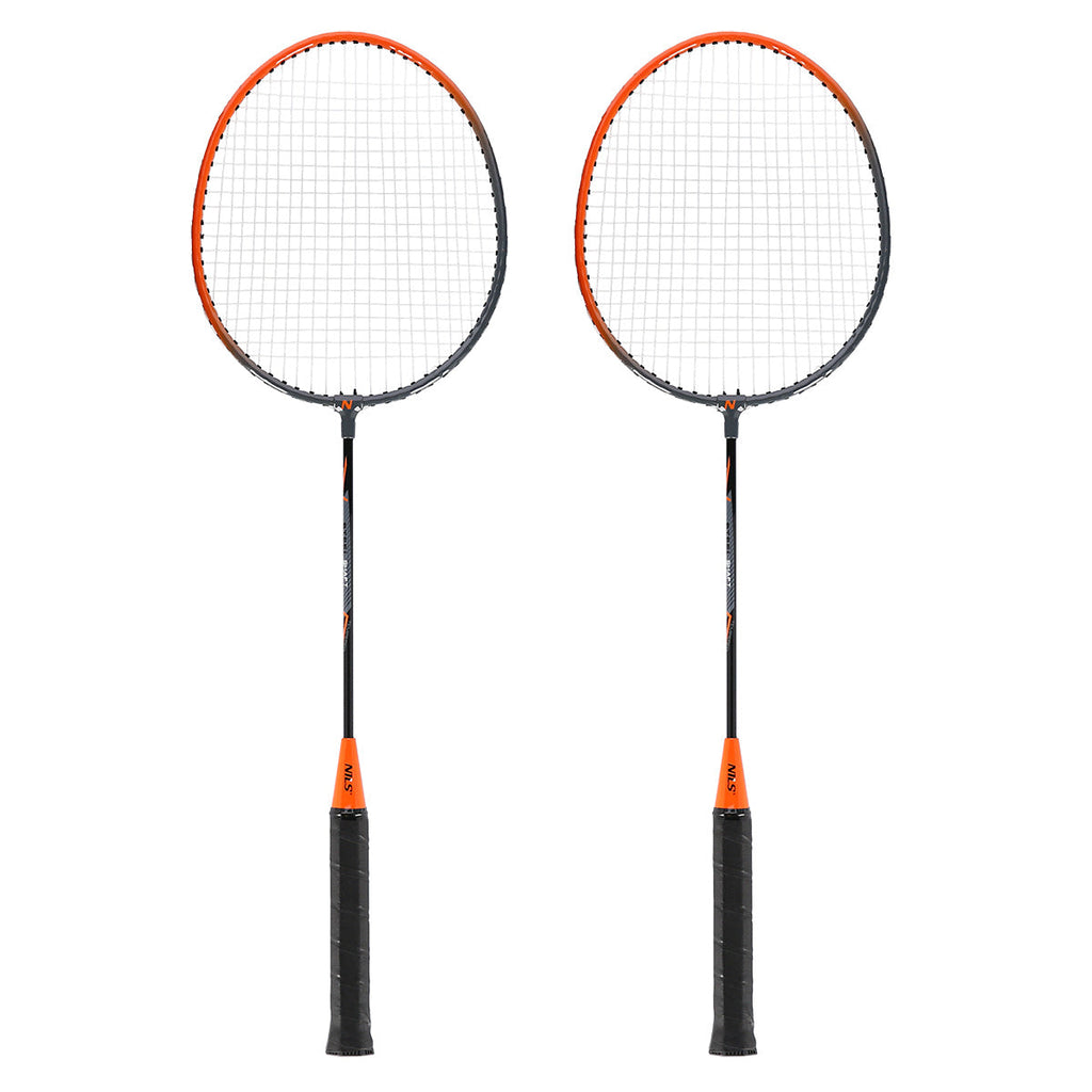 NILS Badminton Set - 2 Rackets en Opberghoes - Detail