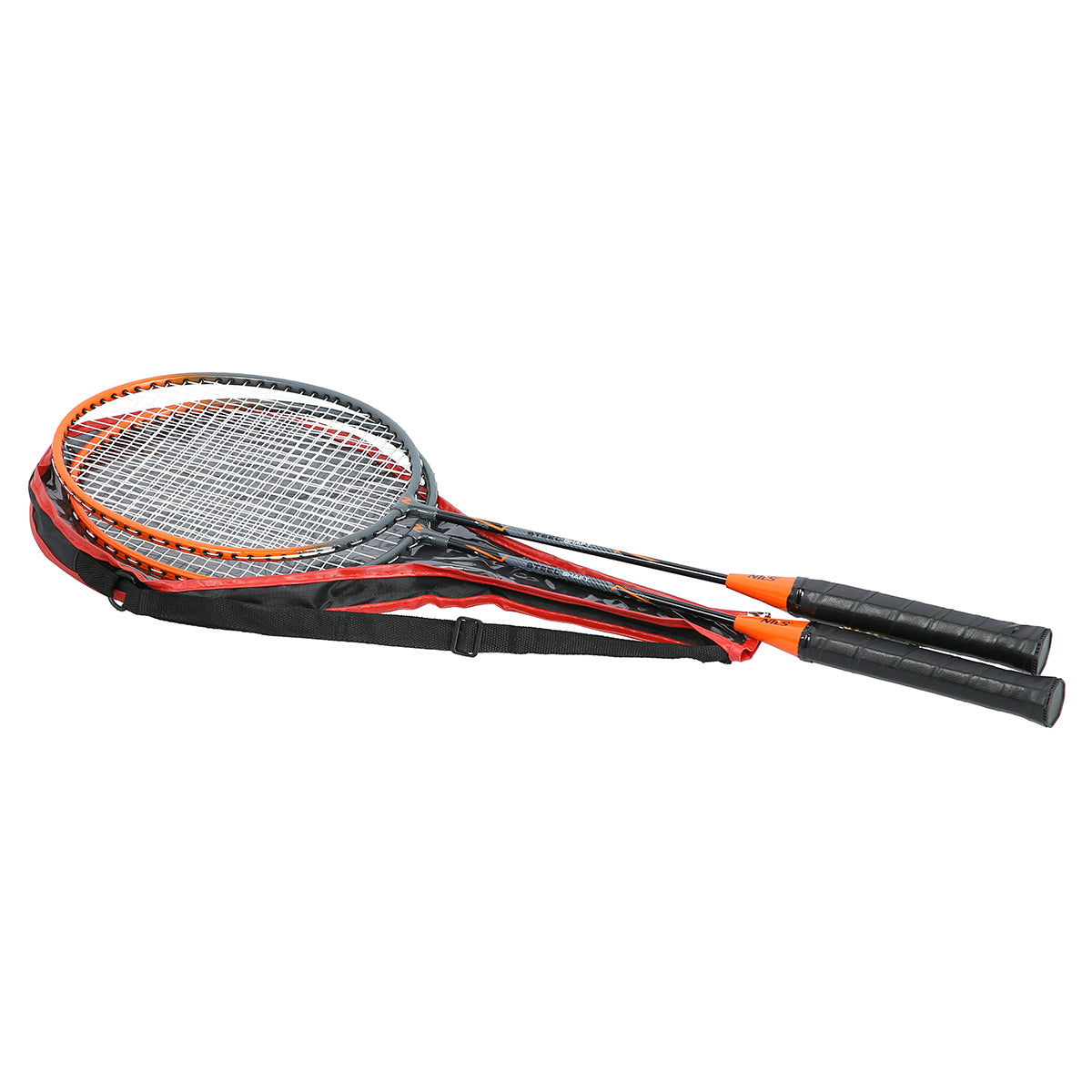 NILS Badminton Set - 2 Rackets en Opberghoes - Hoofdafbeelding