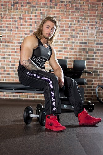 Gorilla Wear Functional Mesh Trainingsbroek - Zwart/Wit - Afbeelding 8