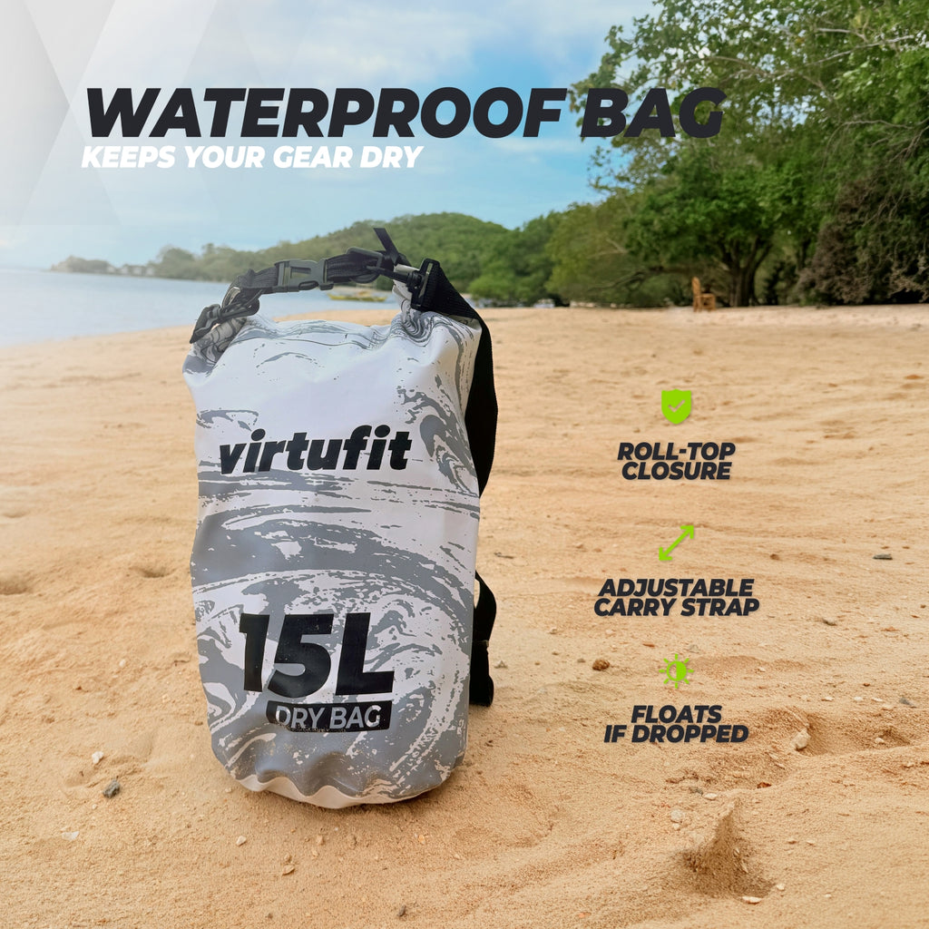 VirtuFit Dry Bag 15L - Wasserfeste Tasche