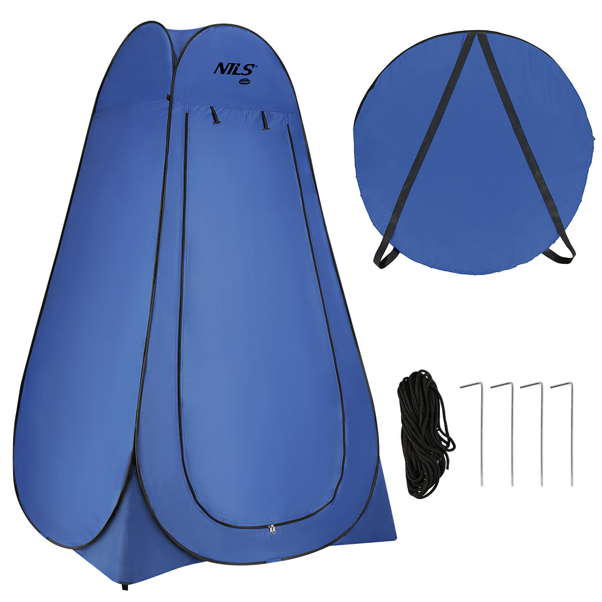 NILS Camp Pop-up Omkleedtent - Blauw - Afbeelding 10