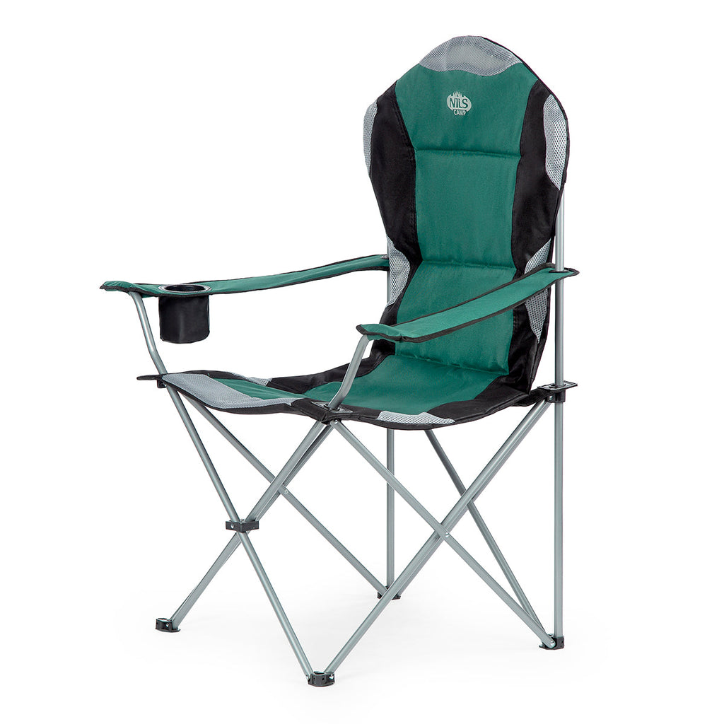 NILS Camp Opvouwbare Campingstoel - Groen - Hoofdafbeelding