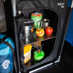 NILS Camp Campingkast - Zwart - Detail
