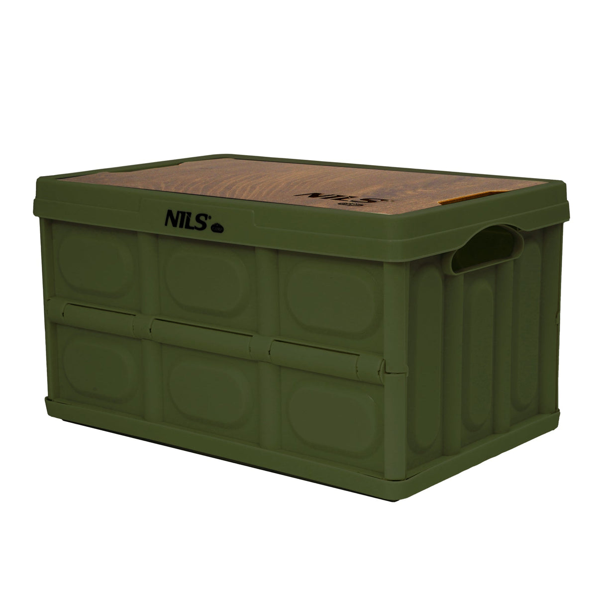 NILS Camp Opvouwbare Campingbox - 2-in-1 Tafelfunctie - Groen - Hoofdafbeelding
