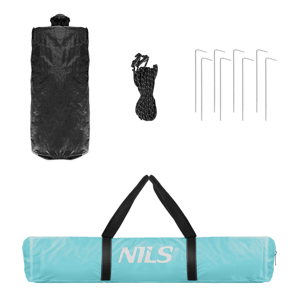 NILS Pop-up Strandtent - Blauw - Afbeelding 10