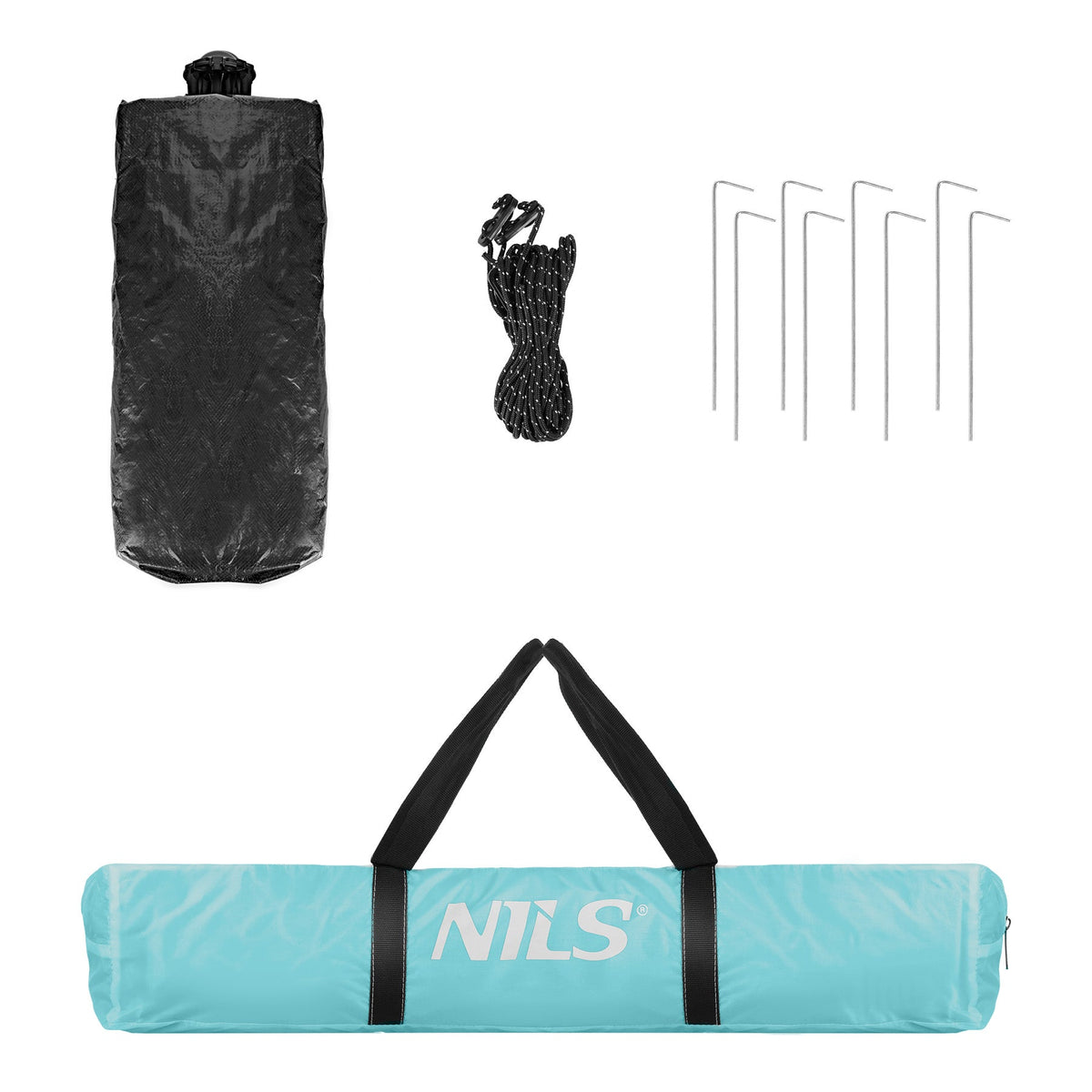 NILS Pop-up Strandtent - Blauw - Afbeelding 10