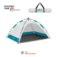 NILS Pop-up Strandtent - Grijs - Hoofdafbeelding