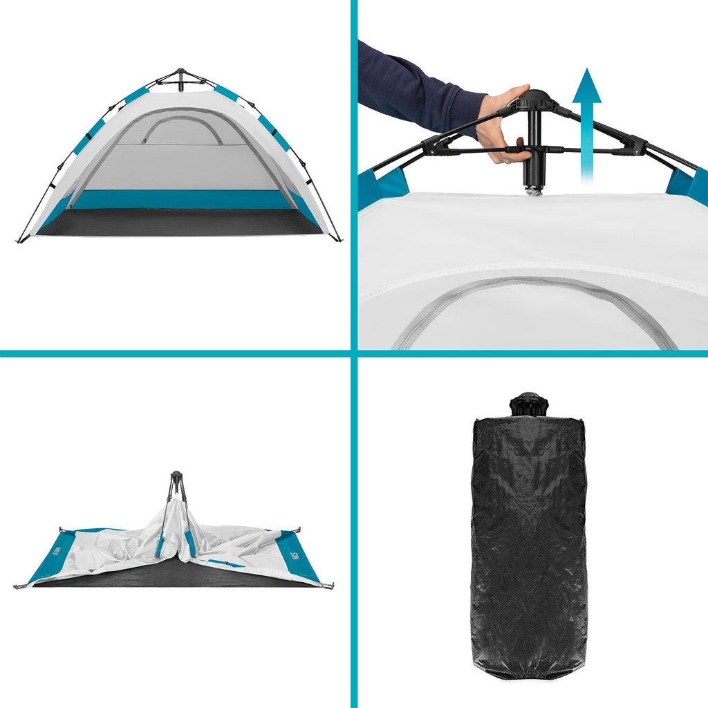 NILS Pop-up Strandtent - Grijs - Afbeelding 9