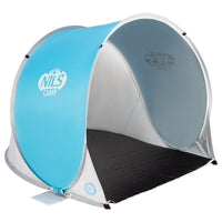 NILS Camp Pop-up Strandtent - Blauw/Grijs - Hoofdafbeelding