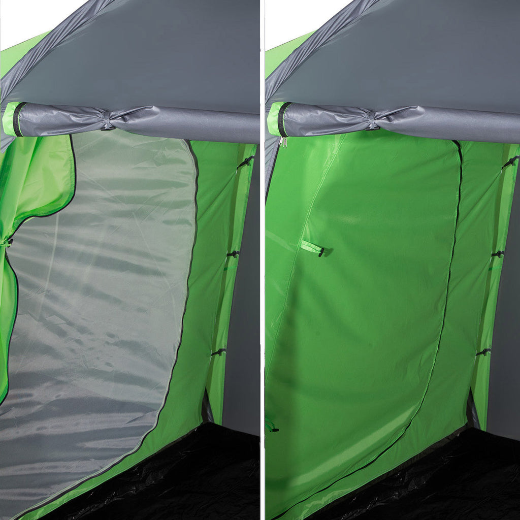 NILS Camp Highland Campingtent - Grijs/Groen - Afbeelding 7