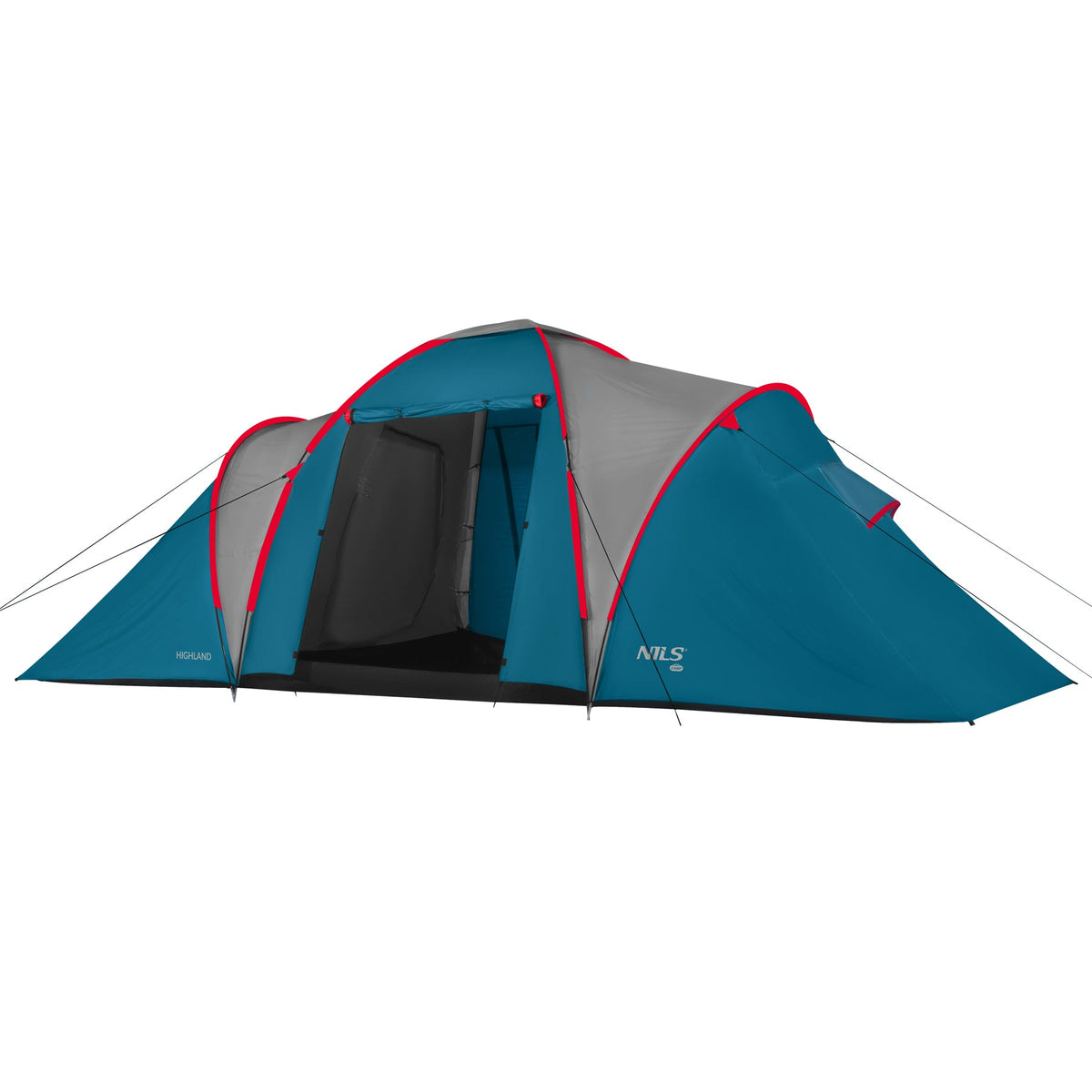 NILS Camp Highland Campingtent - Blauw/Grijs - Afbeelding 5