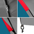NILS Camp Highland Campingtent - Blauw/Grijs - Afbeelding 8